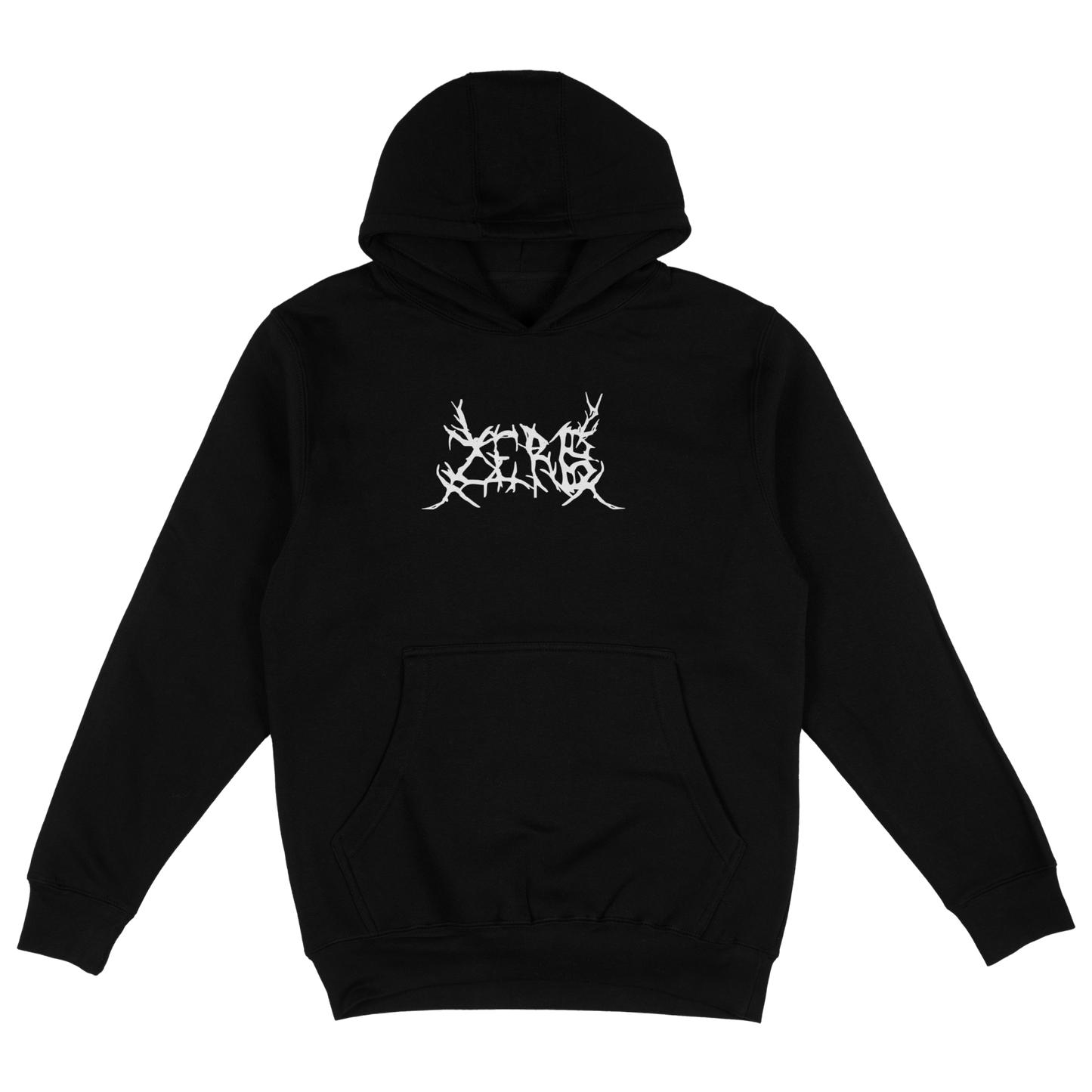 Front view of Zerb's Nox Hoodie